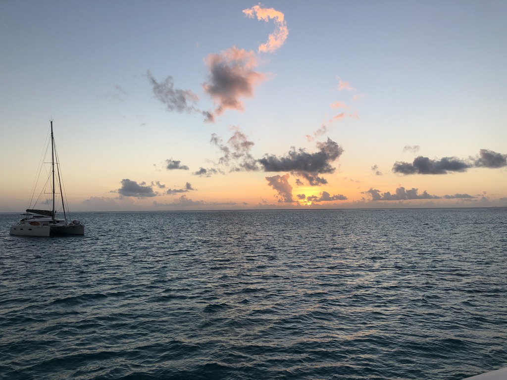 Tahiti at Sunset, French Polynesia