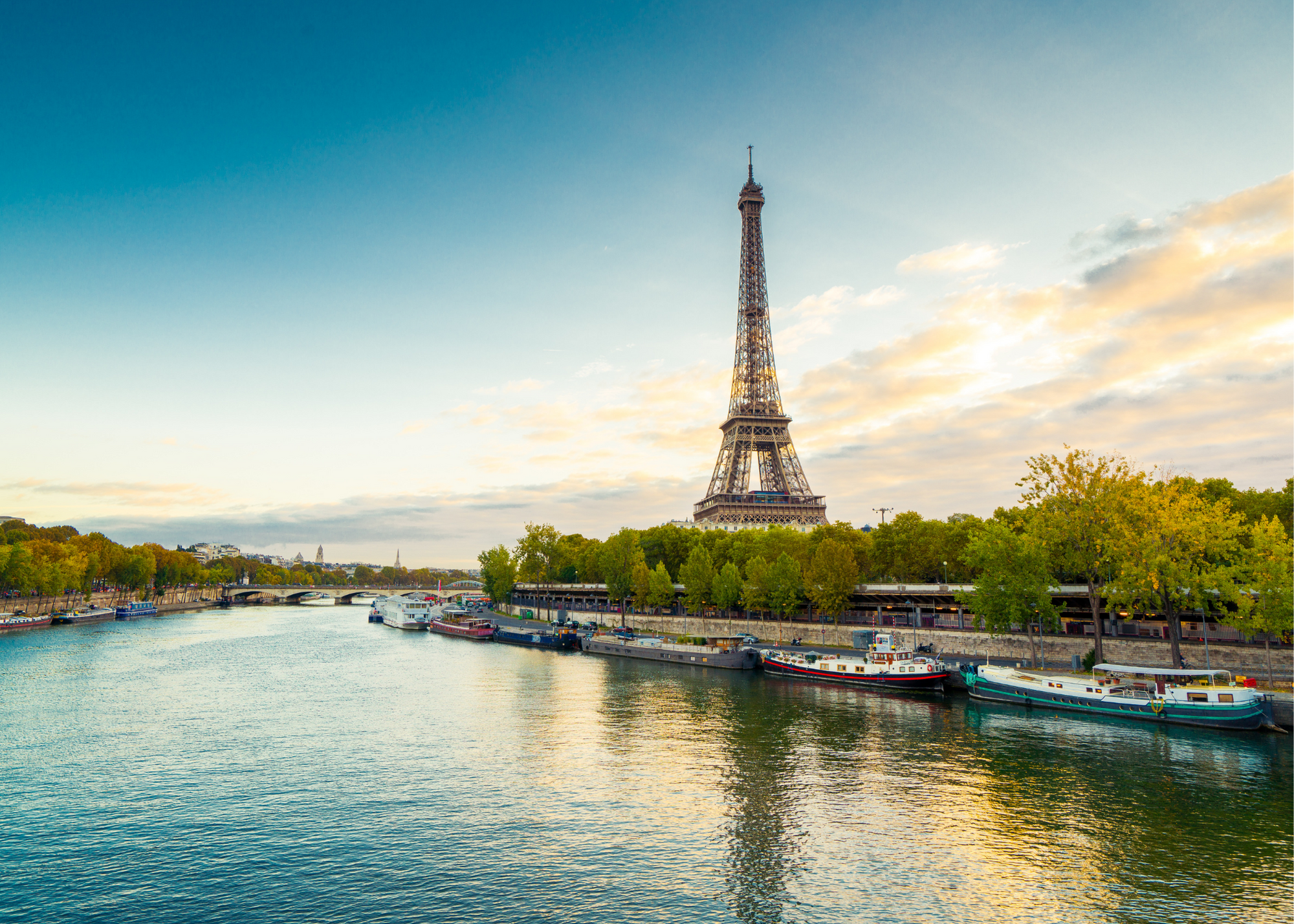 Sunrise over the Seine, Paris