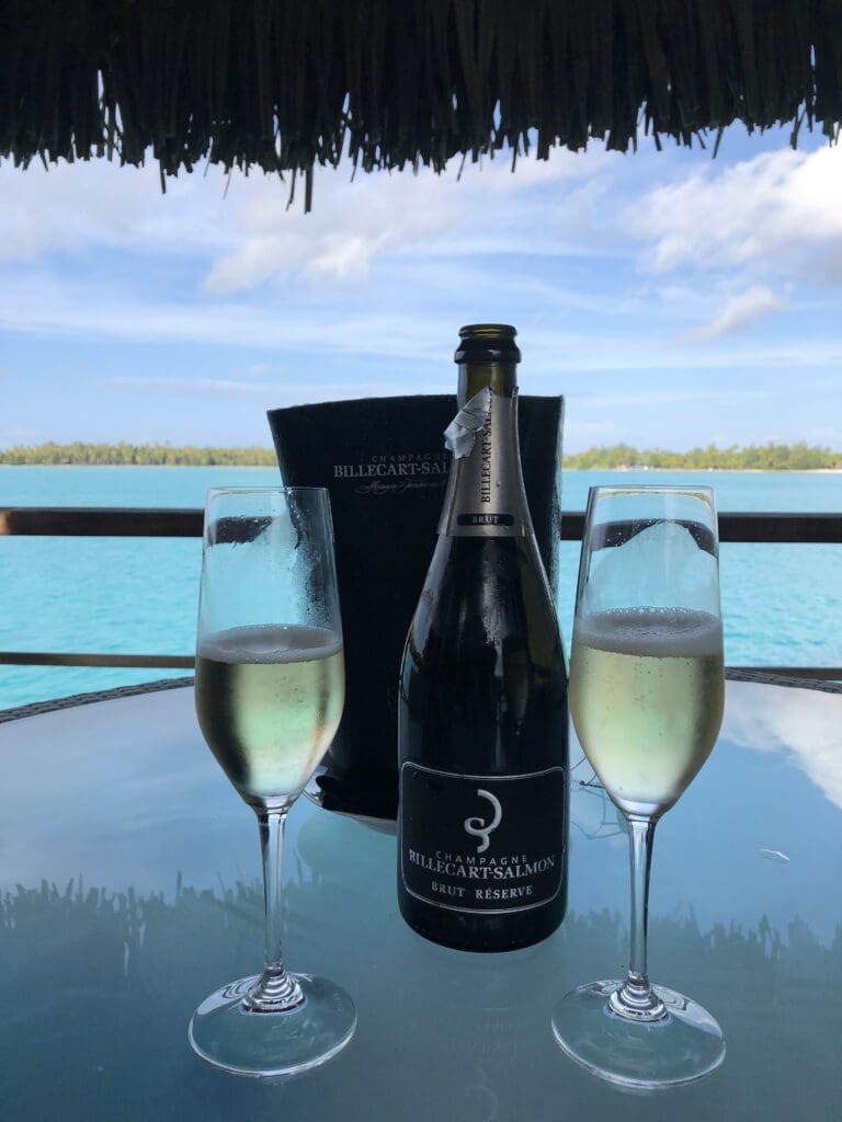 Champagne Arrival at the St Regis Bora Bora