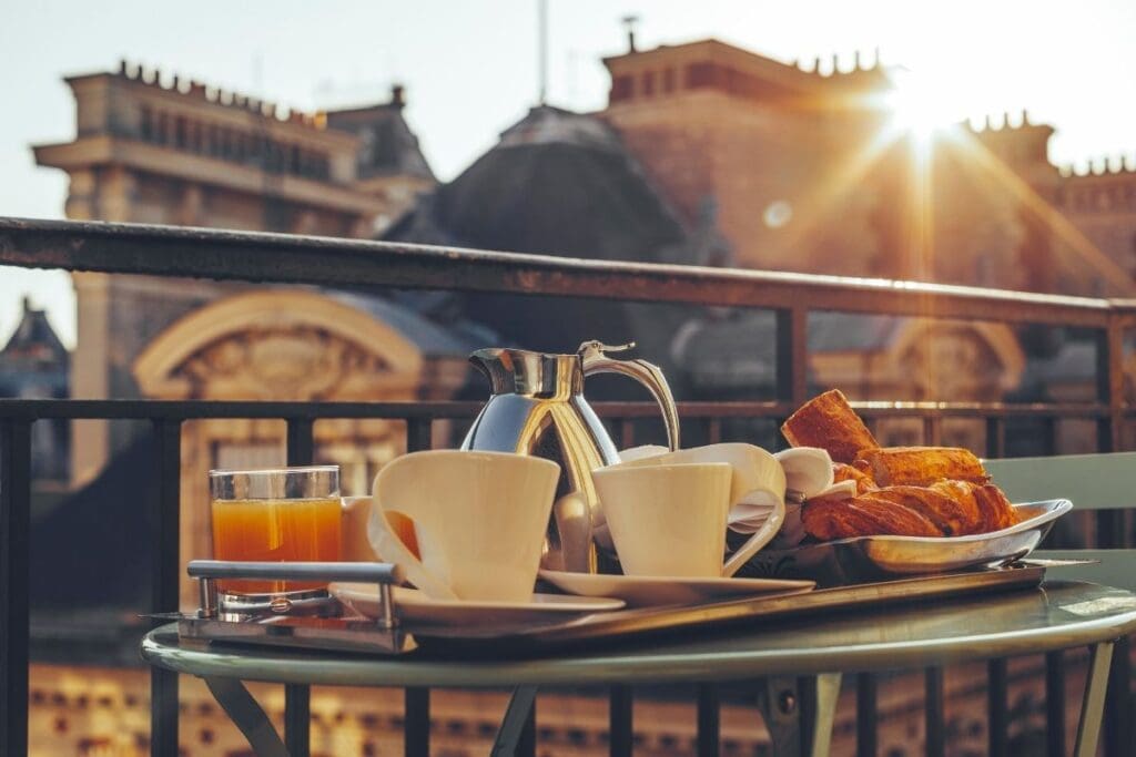French breakfast for two