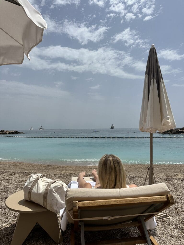 Sunbathing Monaco French Riviera