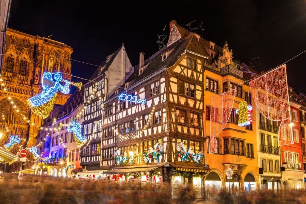 Christmas Market river cruise in France on the Rhine river