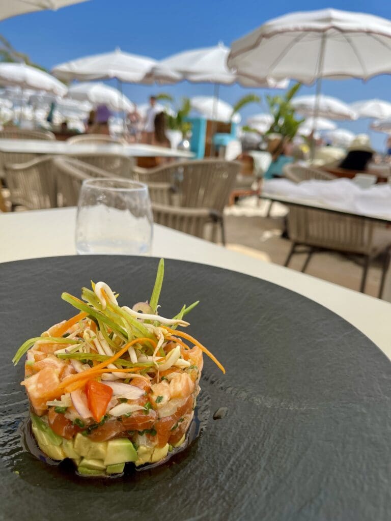 Cannes, France Beach club dining